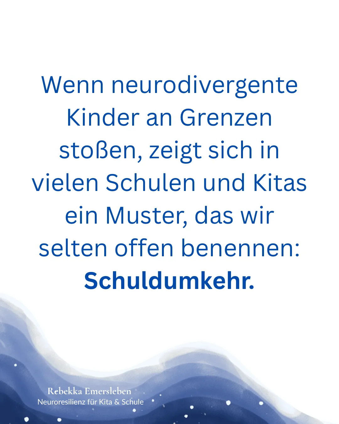 Schuldumkehr im Bildungssystem